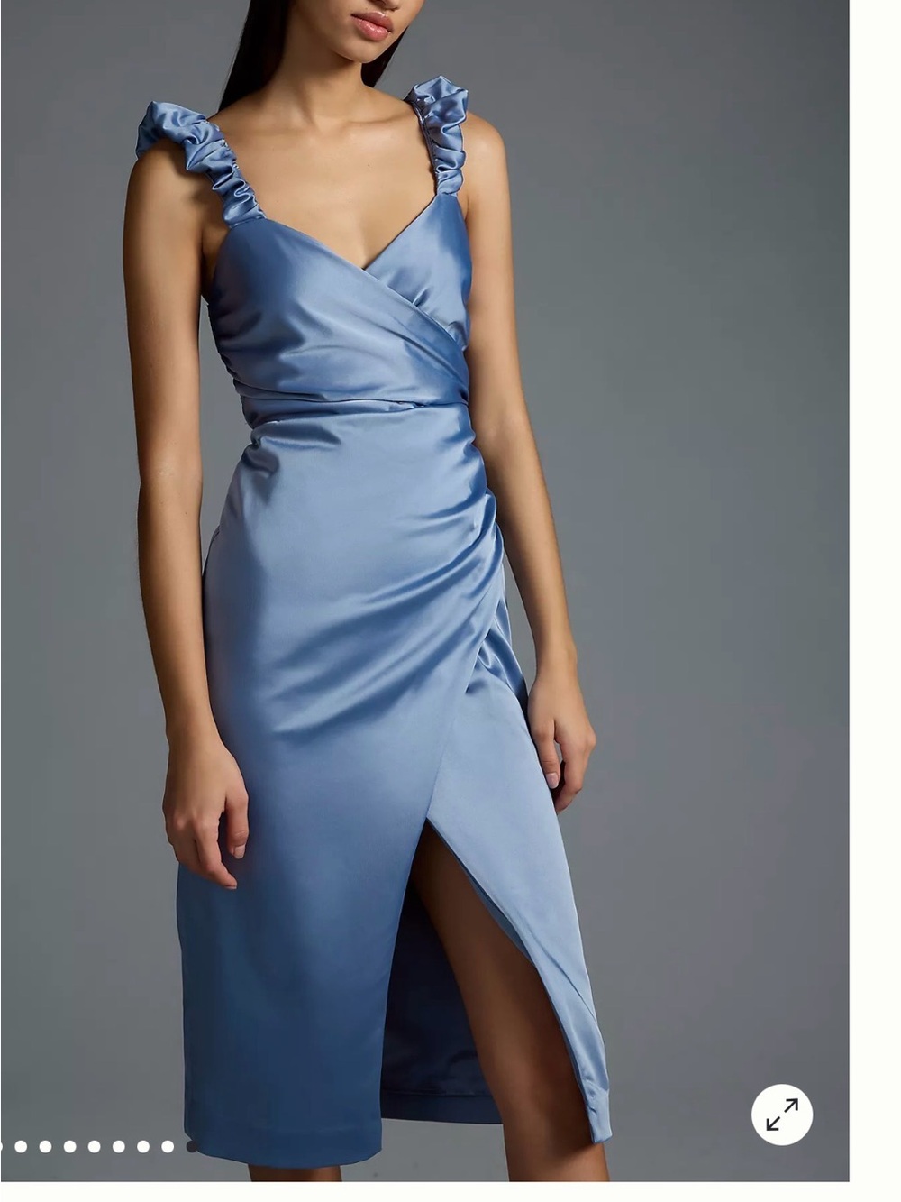 Anthropologie Ruched Sweetheart Dress
Midi Dress - Women's